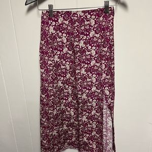 NWT- LOFT Linen Mid-length Skirt- Size 16P